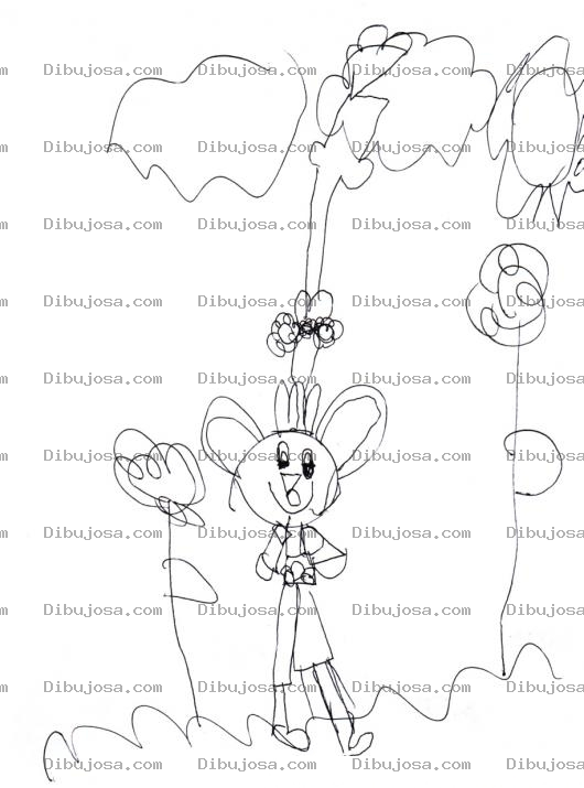 Dibujo para colorear Dibujo De La Ratoncita De Hanna Dibujado El 30junio2012