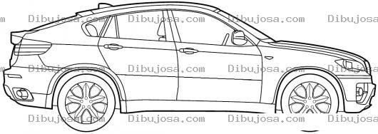 Dibujo para colorear Bmwx6 Dibujo De Bmw X6 Para Pintar Y Colorear