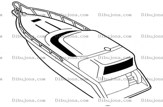 Dibujo para colorear Dibujo De Un Yate Para Pintar Y Colorear