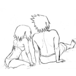 Dibujo para colorear Dibujo De Una Pareja De Novios Snetados En La Playa Frente Al Mar Para Pintar Y Colorear