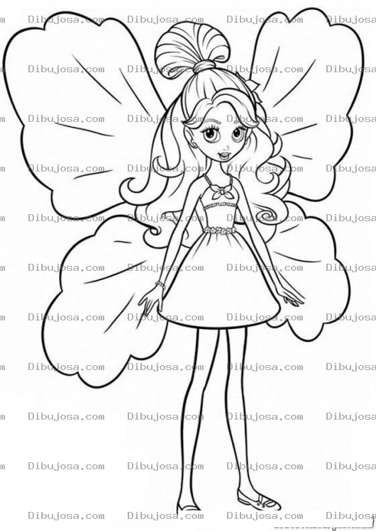 Dibujo para colorear Dibujo De Hada Madrina Chiquitita Para Pintar Y Colorear Nina Hadita Madrina
