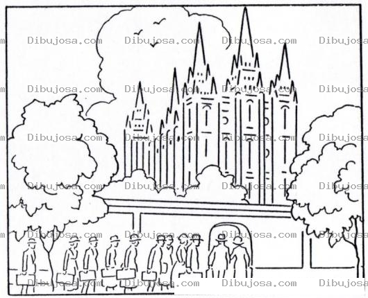 Dibujo para colorear Empleados De Un Castillo Para Pintar Y Colorear