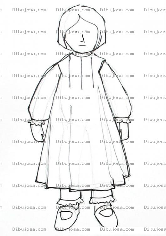 Dibujo para colorear Tunica De Nino Dibujo De Chico Con Tunica Para Pintar Y Colorear Toga Infantil