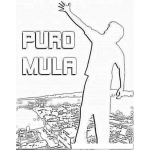 Dibujo para colorear Puro Mula Pelicula Completa Dibujo Para Pintar Y Colorear La Portada De Una De Las Mejores Peliculas Producidas En Guatemala Puromula Online