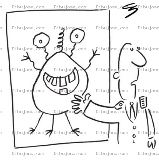 Dibujo para colorear Exposicion De Moustruos Para Pintar Y Colorear