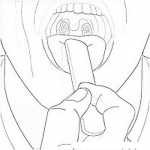 Dibujo para colorear Amigdalitis Dibujo De Amigdalas Inflamadas Para Pintar Y Colorear
