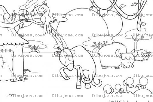 Dibujo para colorear Animalitos De Granja Para Pintar Y Colorear