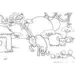 Dibujo para colorear Animalitos De Granja Para Pintar Y Colorear