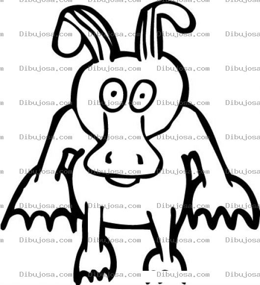 Dibujo para colorear Dibujo De Pato Con Orejas De Burro Y Cuerpo De Rana Para Pintar Y Colorear Patoburro Burrorana Patorana