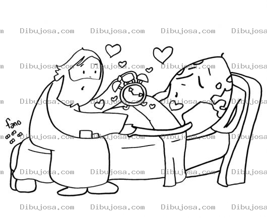 Dibujo para colorear El Mundo Se Esta Muriendo Dibujo Del Mundo Enfermo En Cama Recibindo La Visita De Amor CristoJesus Indicandole Que El Tiempo Ya Esta Llegando A Su Fin