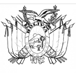 Dibujo para colorear Escudo De Bolivia Para Colorear