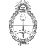 Dibujo para colorear Escudo De Argentina Para Colorear