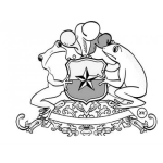 Dibujo para colorear Escudo De Ranas Para Colorear