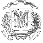 Dibujo para colorear Escudo De Republica Dominicana Para Colorear
