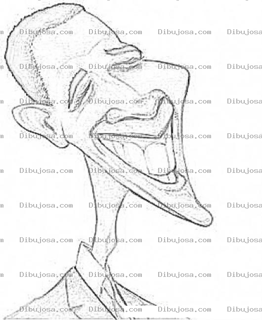 Dibujo para colorear Dibujo De Barack Obama Para Pintar Y Colorear