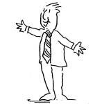 Dibujo para colorear Abrazo De Papa Para Pintar Y Colorear
