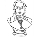 Dibujo para colorear Colorear A Andres Bello Dibujo Del Busto De Andresbello Para Pintar Y Colorear
