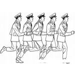 Dibujo para colorear Academia De Policas De Elite Para Pintar Y Colorear