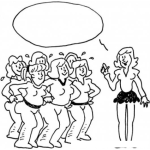 Dibujo para colorear Clases De Danza Dibujo De Mujeres En Un Gimnasio Escuchando A Una Instructora De Baile Para Pintar Y Colorear