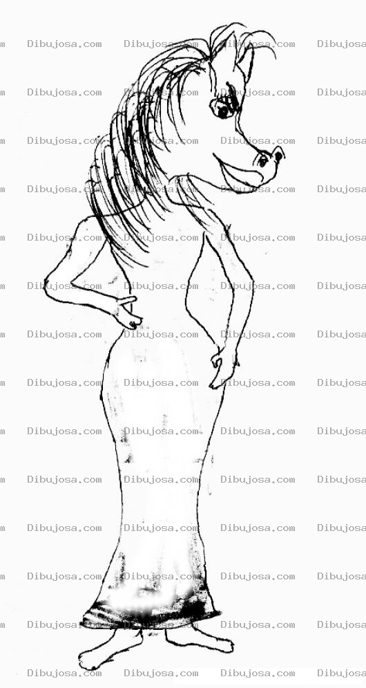 Dibujo para colorear La Ciguanaba De Guatemala Para Pintar Y Colorear A La Siguanaba Siguanava Ciguanava