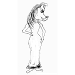 Dibujo para colorear La Ciguanaba De Guatemala Para Pintar Y Colorear A La Siguanaba Siguanava Ciguanava