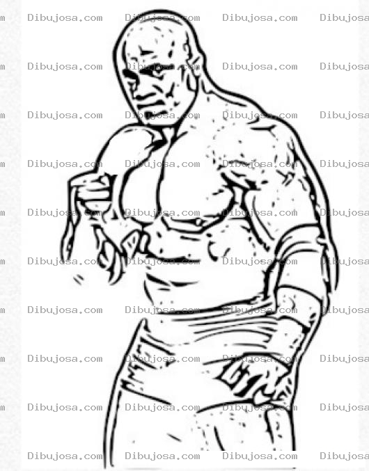 Dibujo para colorear Bobby Lashley Coloring Page