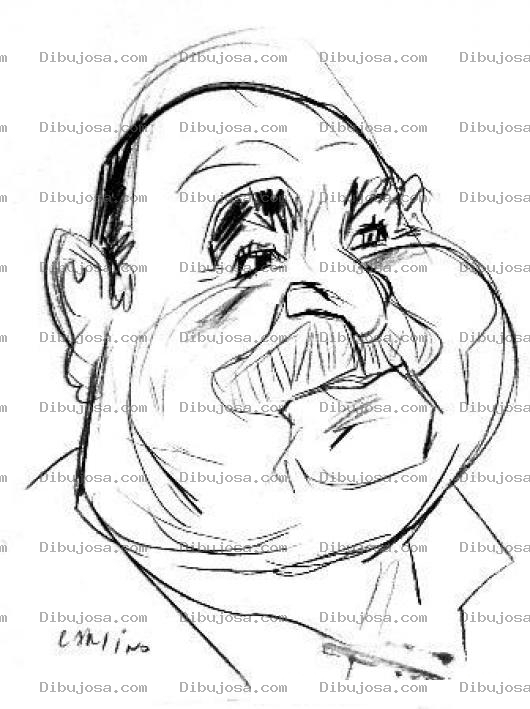 Dibujo para colorear Dibujo De Viejo Cacheton Para Pintar Y Colorear