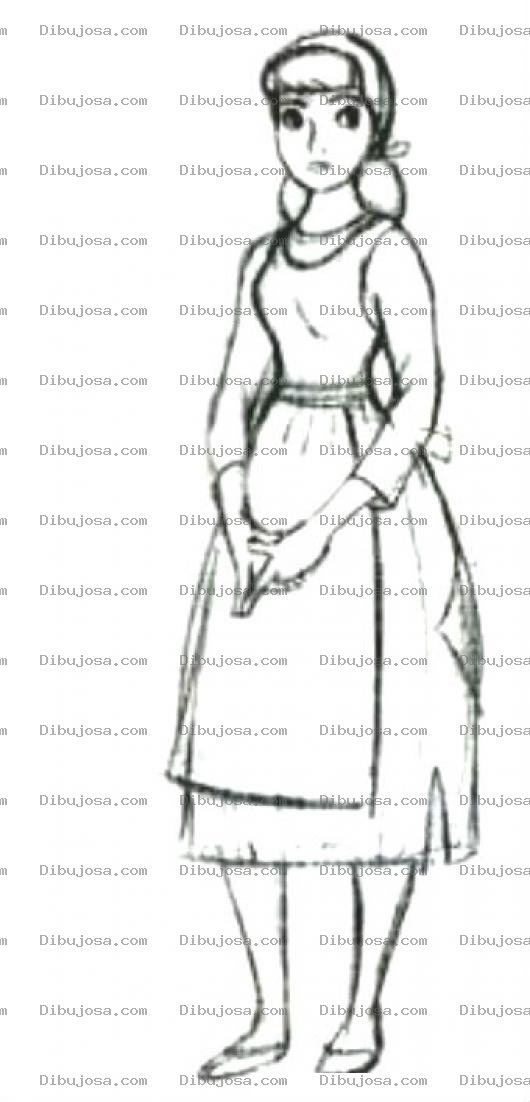 Dibujo para colorear Colorear Ama De Casa