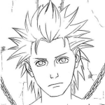 Dibujo para colorear Dibujo De Chico Con El Pelo Parado Para Pintar Y Colorear