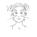 Dibujo para colorear Ojos Bien Abiertos Para Colorear