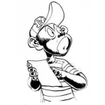 Dibujo para colorear Negritomemin Dibujo Del Negrito Memin Para Pintar Y Colorear Al Negro Memin