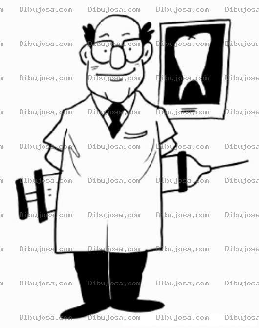 Dibujo para colorear Colorear Dentista
