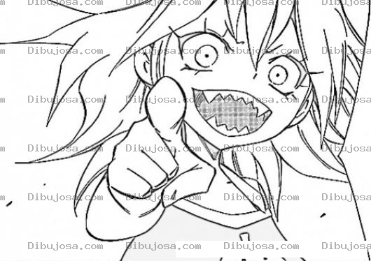 Dibujo para colorear Colorear A Una Chica Rubia Super Poderosa