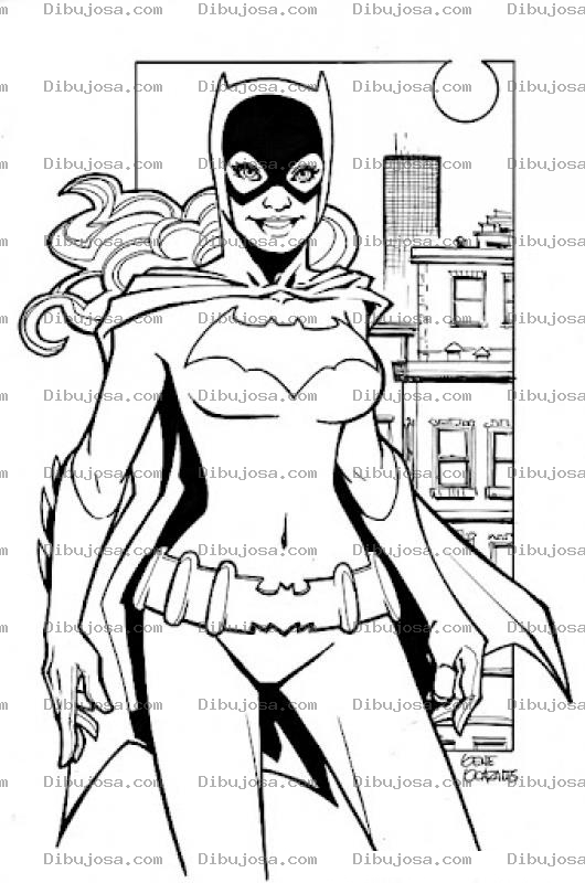 Dibujo para colorear Batichica Para Colorear