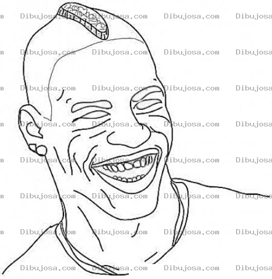 Dibujo para colorear Colorear Pelador De Mma