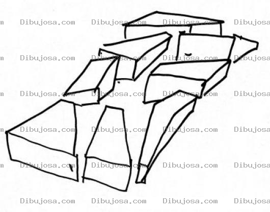 Dibujo para colorear Colorear Trocitos De Madera