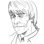 Dibujo para colorear Colorear Hombre Con Arrugas En La Cara