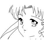 Dibujo para colorear Colorear Mirada Tierna