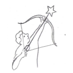 Dibujo para colorear Colorear Arquero Con Flecha De Estrella