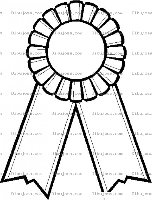 Dibujo para colorear Colorear Medalla De Oro