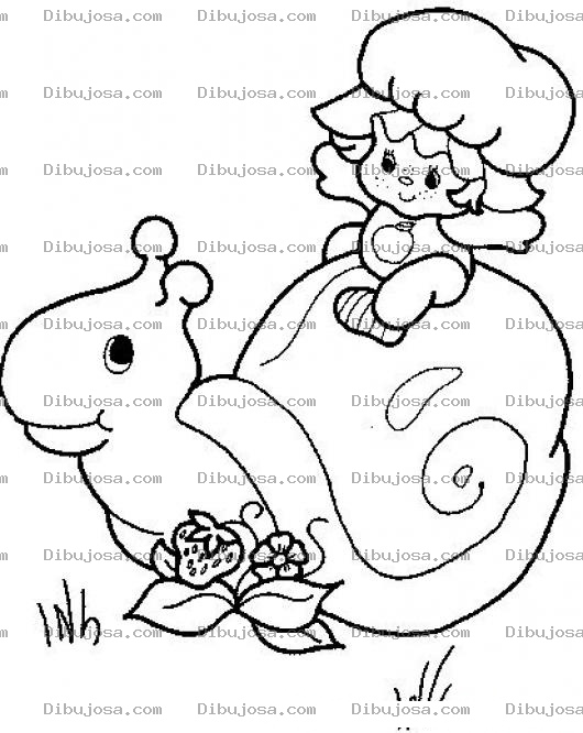 Dibujo para colorear Colorear Rosita Fresita
