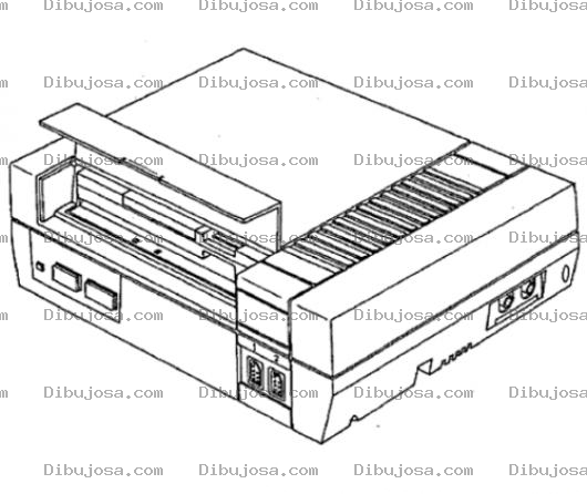 Dibujo para colorear Consola De Nientendo Para Colorear