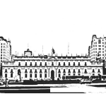 Dibujo para colorear Colorear Casa de La Moneda de Chile
