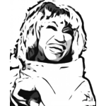 Dibujo para colorear Colorear Celia Cruz