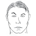 Dibujo para colorear Dibujo De Hombre Indigena De Ojos Claros Para Pintar Y Colorear