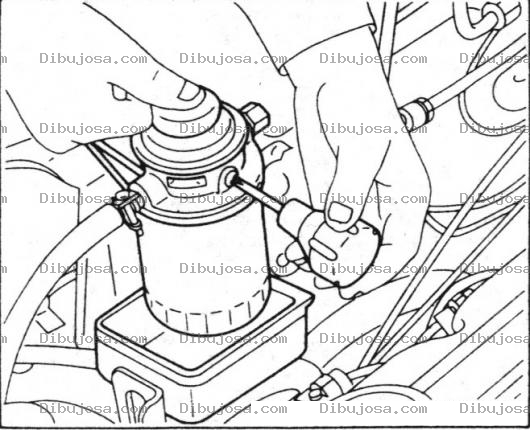 Dibujo para colorear Filtro De Gasolina Dibujo De Un Mecanico Reparando Un Carro Para Pintar Y Colorear Mecanica Automotriz