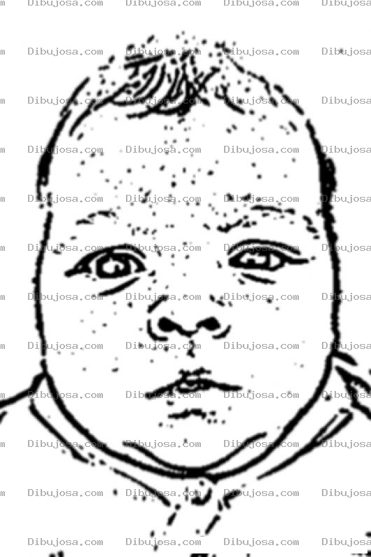 Dibujo para colorear Naledy Dibujo De Cara De Beba Para Pintar Y Colorear