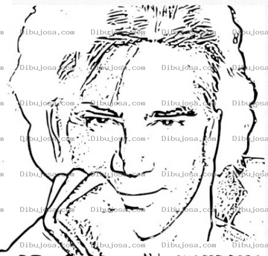 Dibujo para colorear Colorear a Jose Luis Rodriguez el Puma