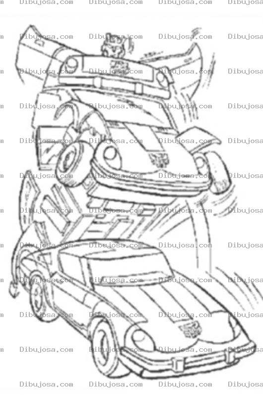 Dibujo para colorear Colorear Transformer