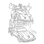 Dibujo para colorear Colorear Transformer